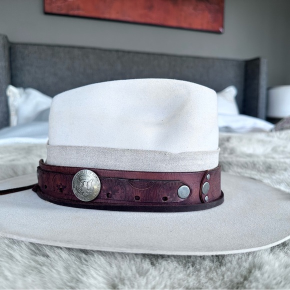 Thunder Voice Hat Co - One of a Kind Western Hat 7 1/2 - Picture 14 of 15